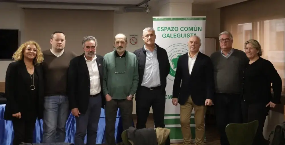 Candidatos de Espazo Com&uacute;n Galeguista por Ourense. / Mundiario