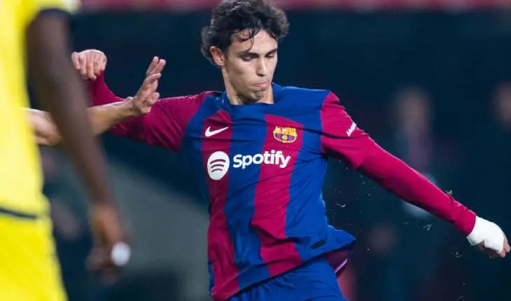 Jo&atilde;o F&eacute;lix en una acci&oacute;n durante el partido ante el Villarreal. / @fcbarcelona_es