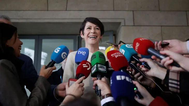 Ana Pont&oacute;n, l&iacute;der del BNG. / RR.SS
