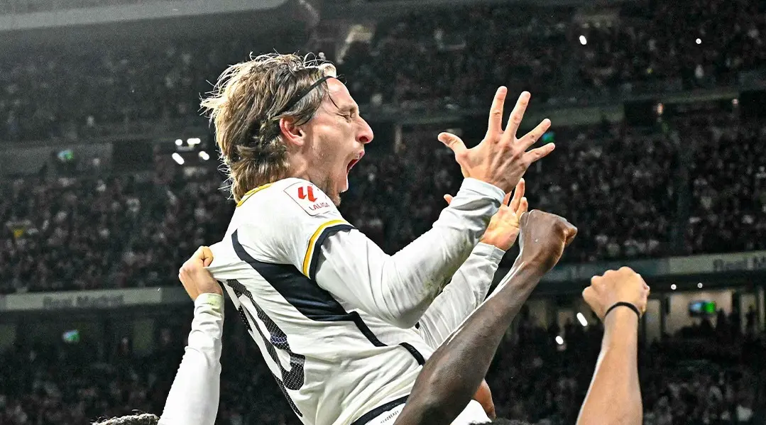 Luka Modric, mediocampista del Real Madrid... @RealMadrid