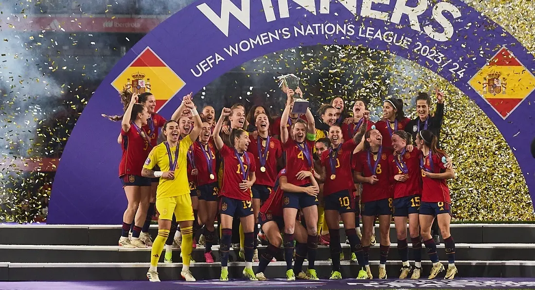 Selecci&oacute;n femenina de f&uacute;tbol de Espa&ntilde;a celebra la Liga de Naciones. @SEFutbolFem