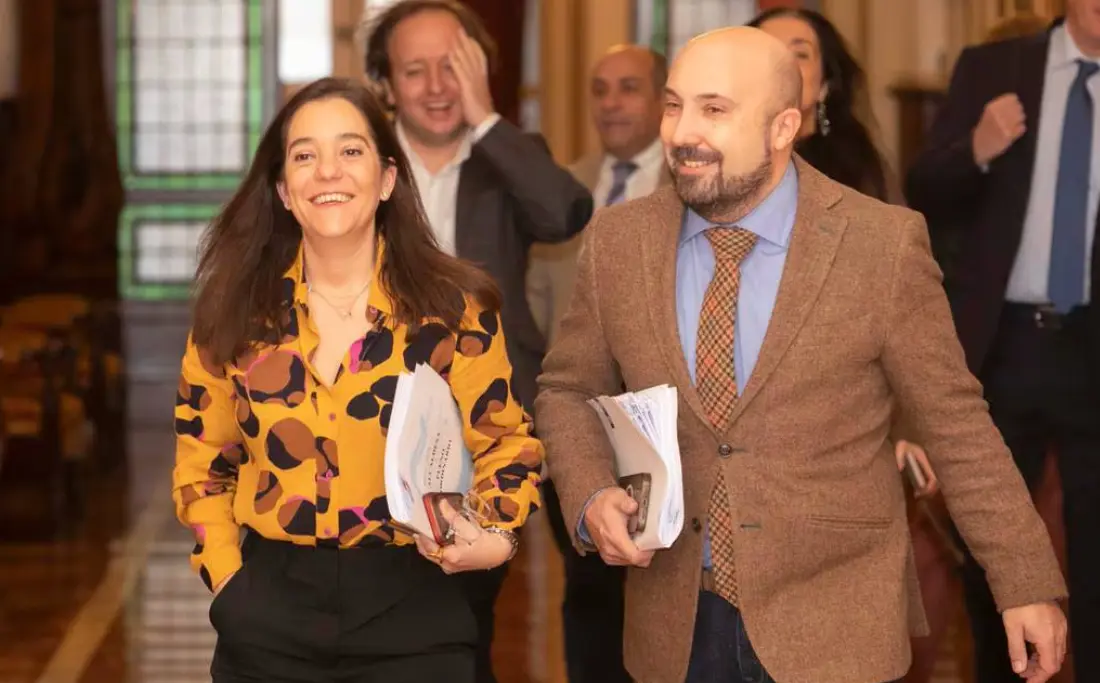 In&eacute;s Rey y Jos&eacute; Manuel Lage Tu&ntilde;as. / Radio Coru&ntilde;a