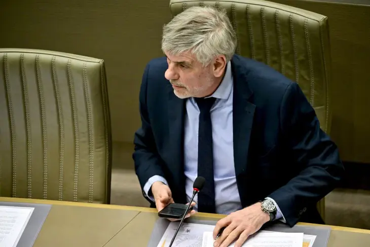 Filip Dewinter, diputado flamenco de Vlaams Belang en B&eacute;lgica. / RR.SS