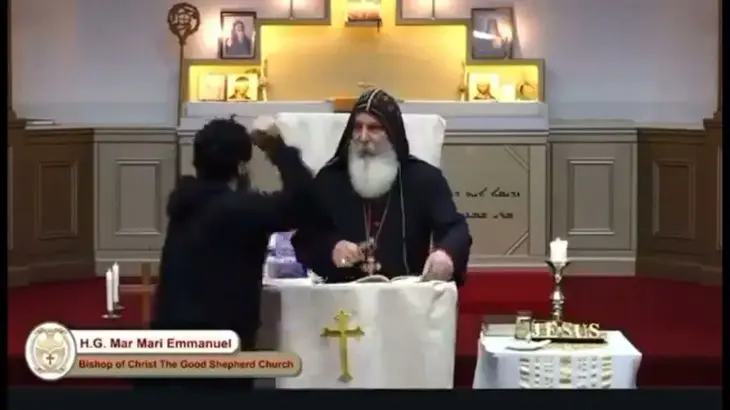 Agresi&oacute;n contra el obispo ortodoxo Mar Mari Emmanuel. / RR.SS.