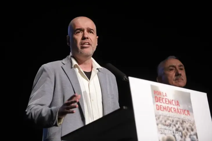 Los secretarios generales de CC OO y UGT, Unai Sordo y Pepe &Aacute;lvarez, . / @CCOOMadrid