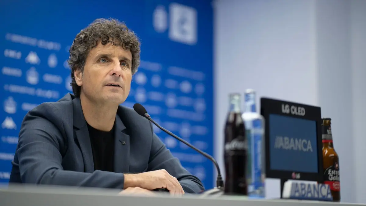Imanol Idiakez, entrenador del Deportivo.  / @rcdeportivo