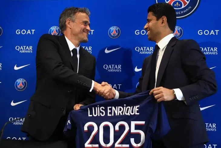 Luis Enrique, entrenador del PSG. / @psg_espanol