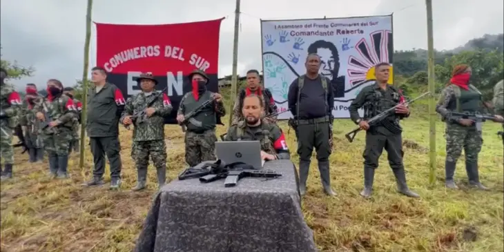 Frente Comuneros del Sur, disidencia del ELN. / RR.SS