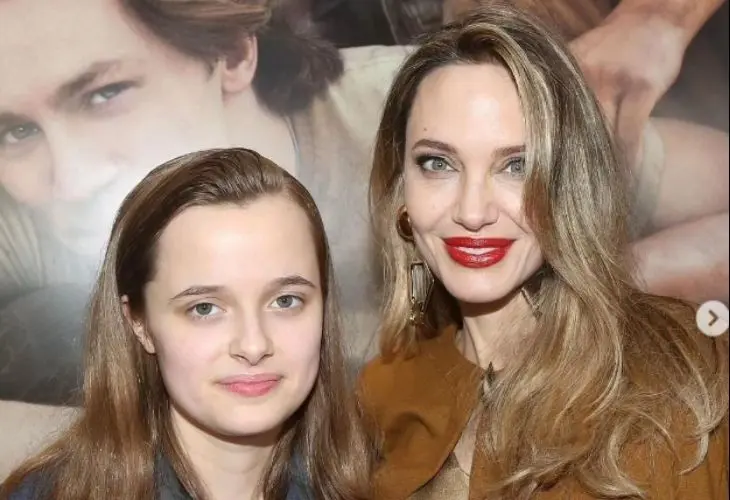 Vivienne Jolie y Angelina Jolie, actriz. / @glamurama.
