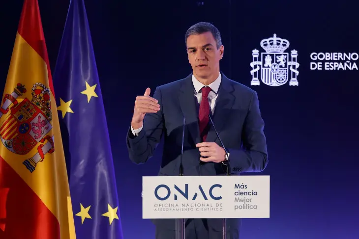 Pedro S&aacute;nchez. / RR.SS. @LuisBermejo