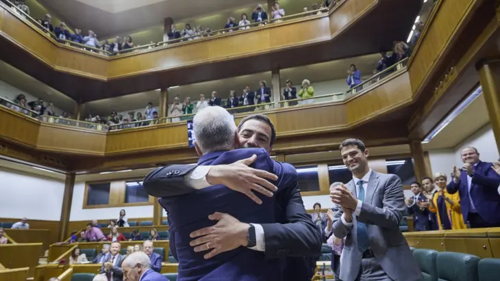 Imanol Pradales e &Iacute;&ntilde;igo Urkullu. / @eajpnv