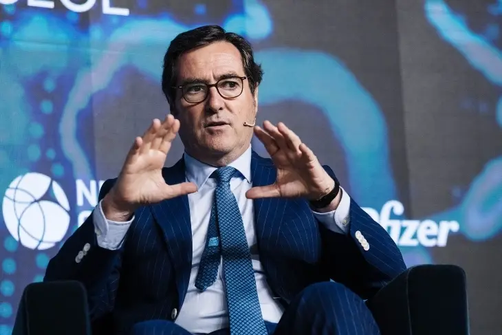 Antonio Garamendi, presidente de la CEOE. / Red social X.