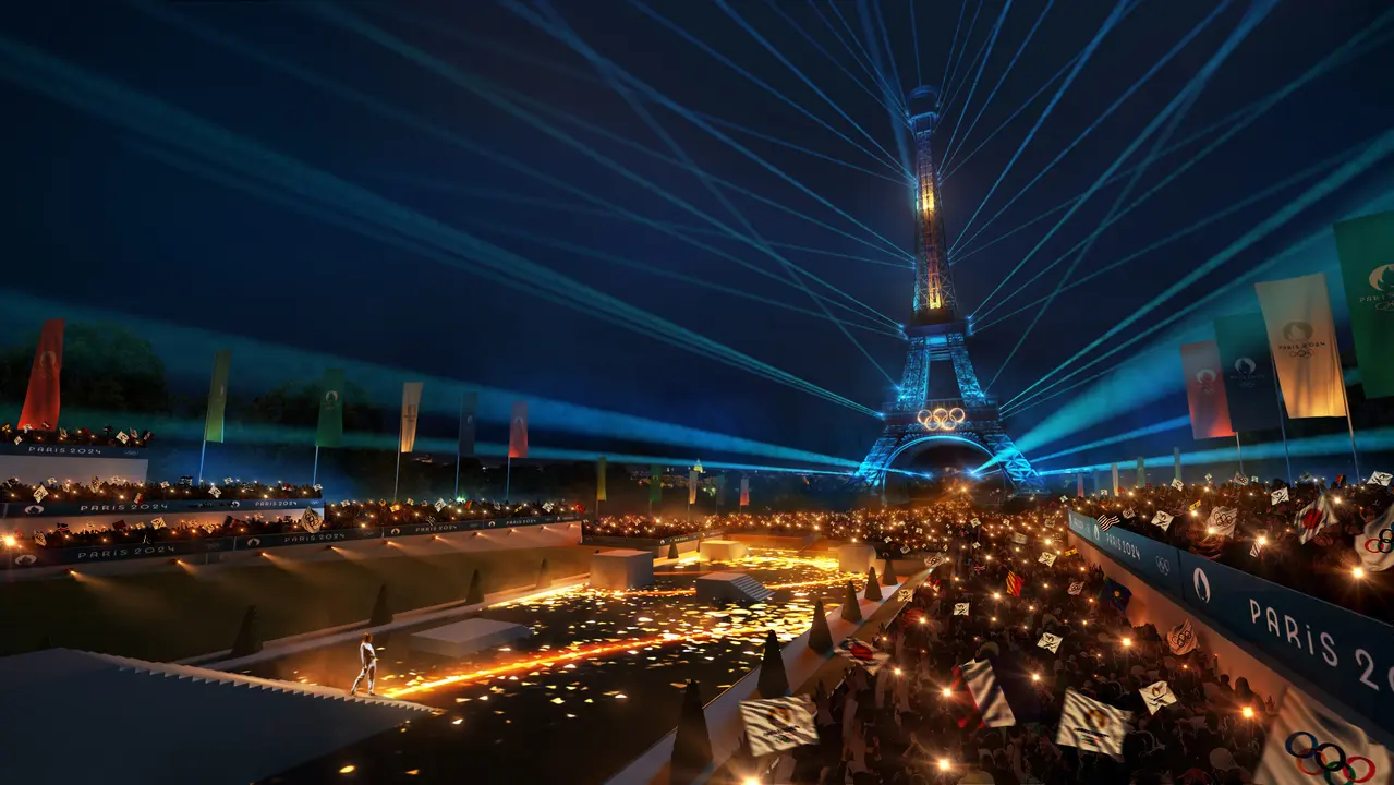 Ceremonia inaugural de los Juegos Ol&iacute;mpicos de 2024. / @Paris2024