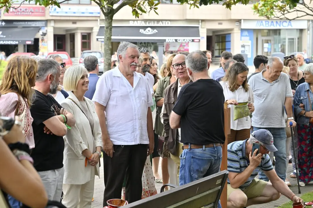 Ángel García Seoane, alcalde de Oleiros, en Alfaroleiros. / Concello de Oleiros