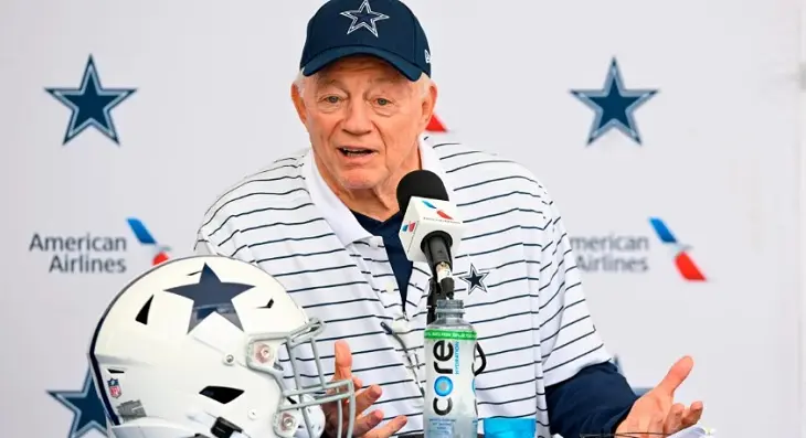 Jerry Jones, due&ntilde;o de los Dallas Cowboys en la NFL. / RR SS