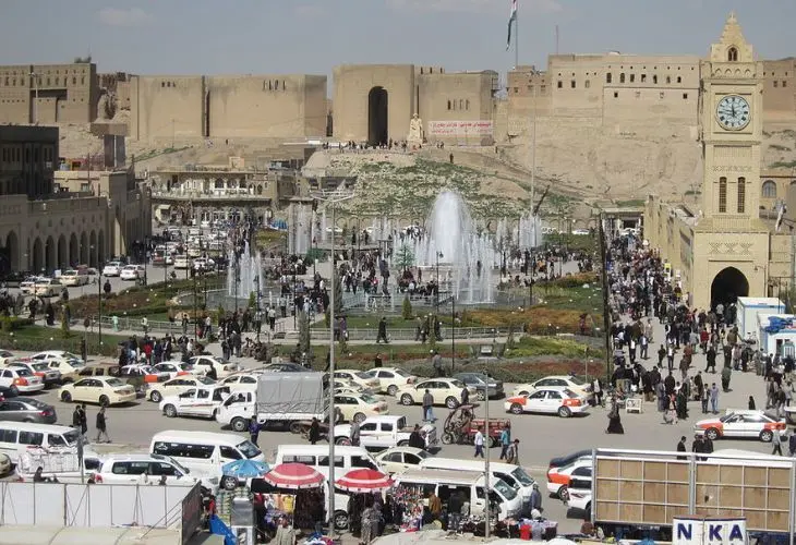 Vista de la ciudadela de Erbil, capital de la Regi&oacute;n Aut&oacute;noma Kurda. / Wikipedia.