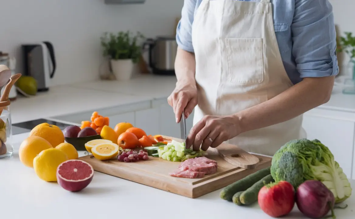 Un hombre prepara una comida saludable en su cocina. / L.S.