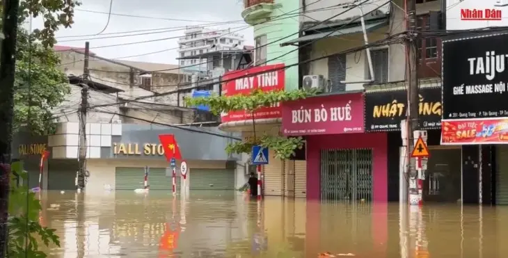 Inundaciones en Hanoi, Vietnam. / RR.SS.