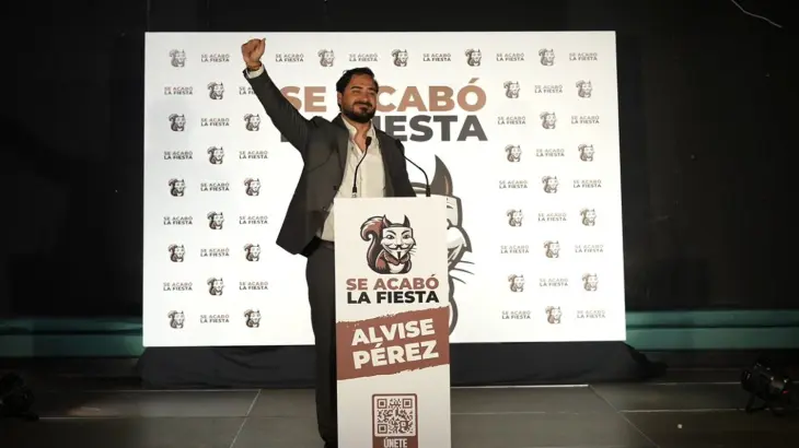 Alvise P&eacute;rez, eurodiputado de Se Acab&oacute; la Fiesta. / RR.SS