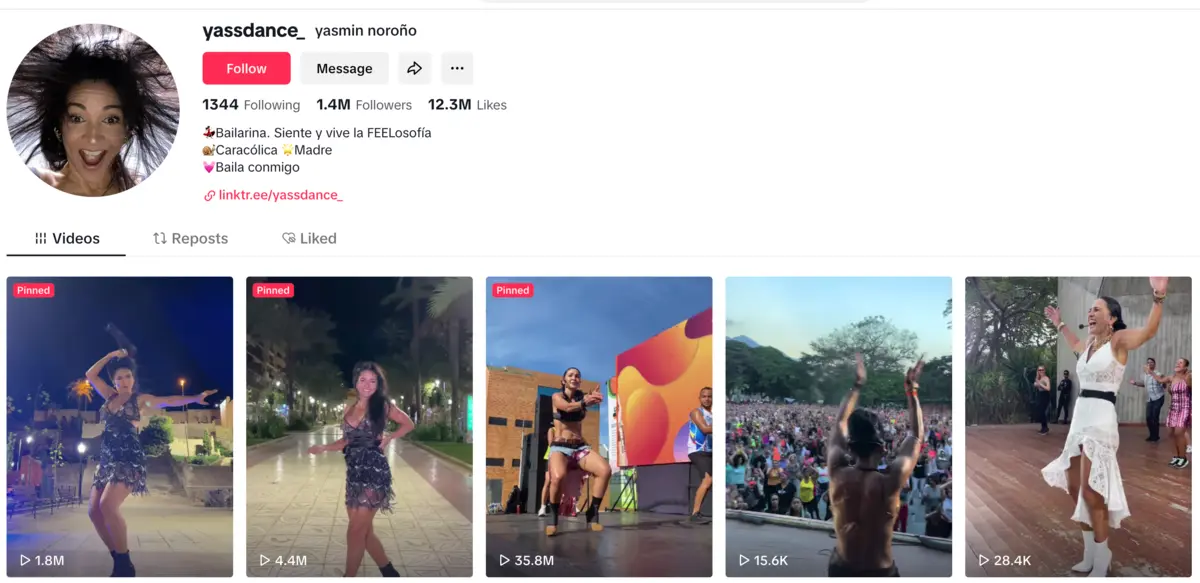 Yasmin Noroño. / TikTok