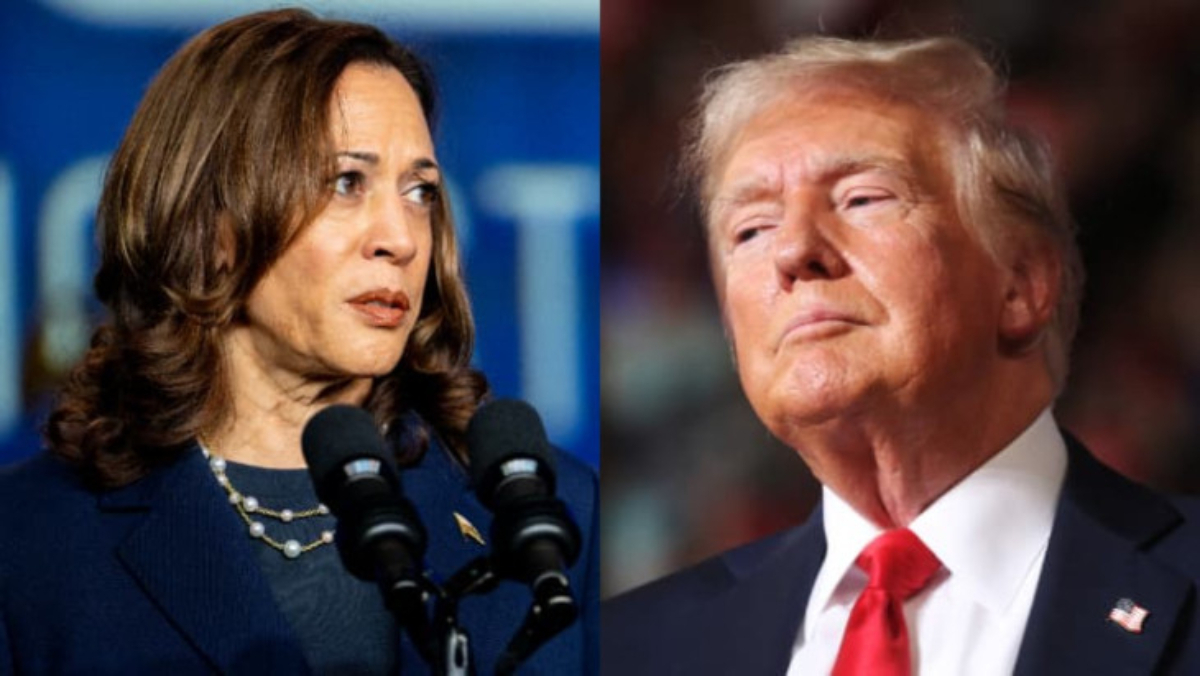 Kamala Harris y Donald Trump. / RR.SS