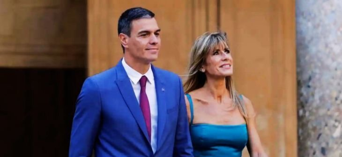 Pedro S&aacute;nchez, presidente del Gobierno y su esposa, Bego&ntilde;a G&oacute;mez. / RR.SS