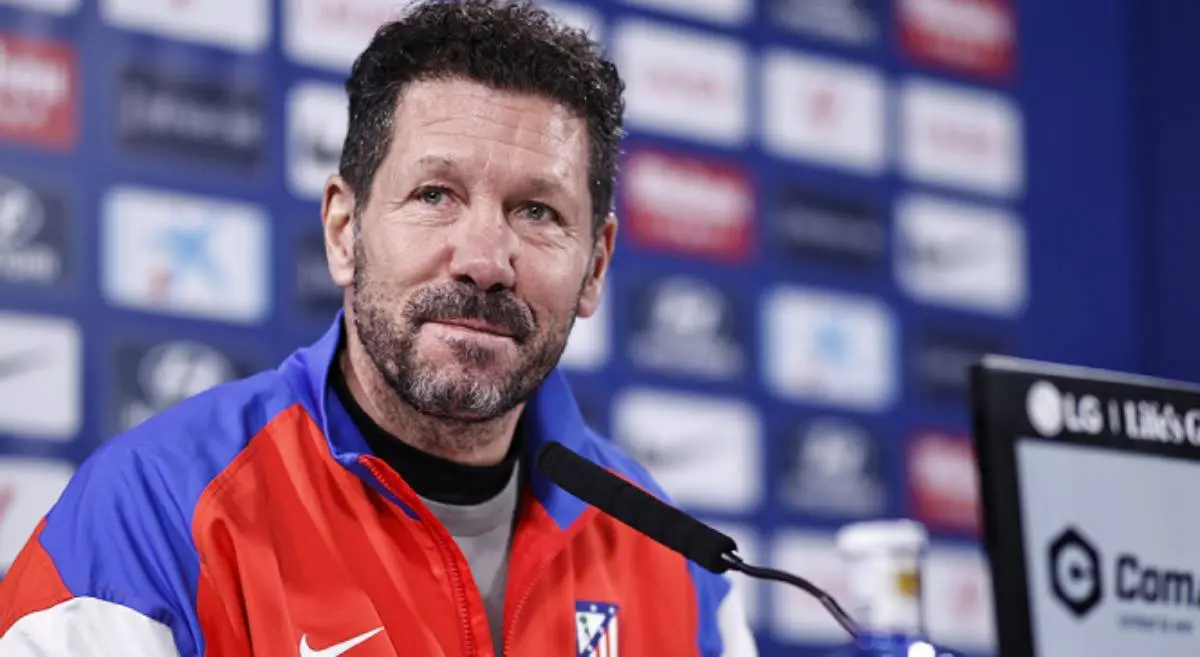 Diego Simeone, entrenador del Atl&eacute;tico de Madrid. /  @atleti