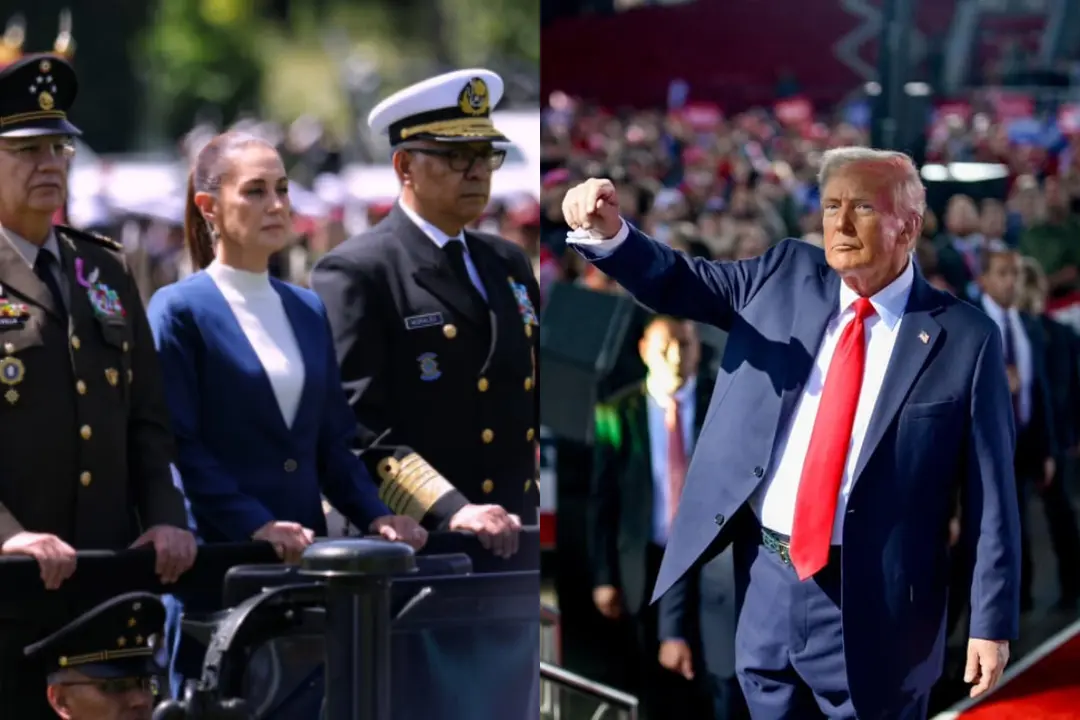 Claudia Sheinbaum y Donald Trump. / Mundiario