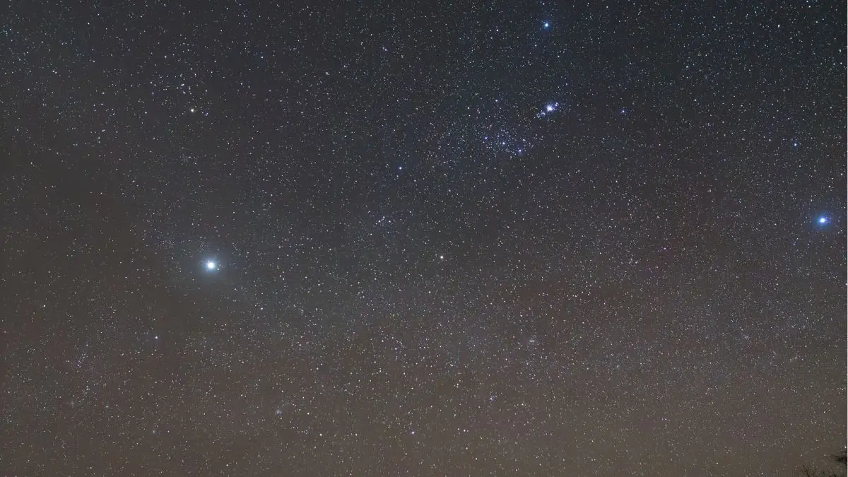 Imagen del cielo chileno, en el Desierto de Atacama, con la constelaci&oacute;n de Ori&oacute;n. / M.M.