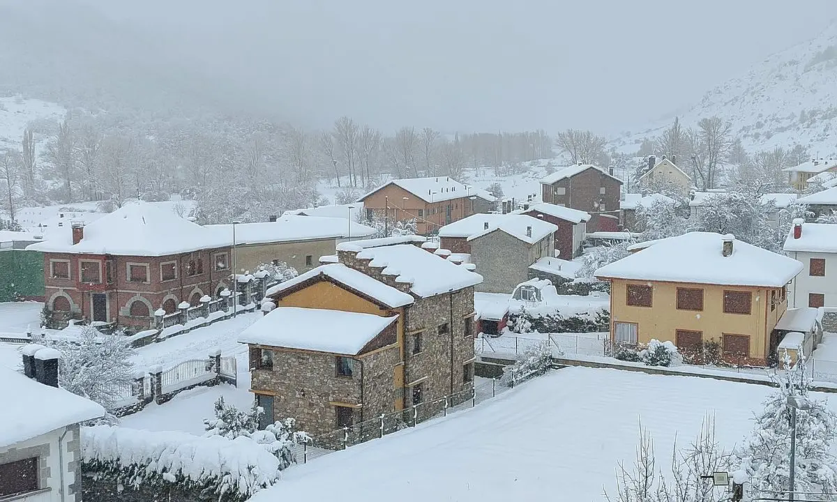 Cofi&ntilde;al (Le&oacute;n). / @AEMET_CyL.