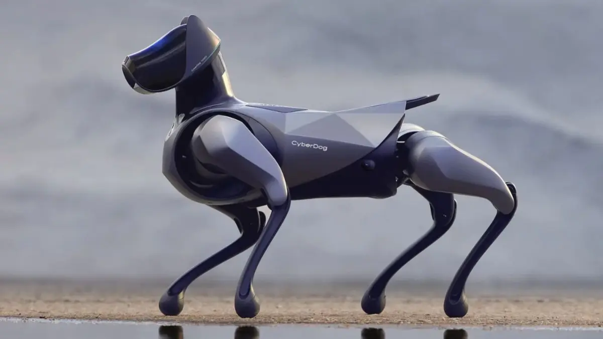 CyberDog, un robot cuadr&uacute;pedo con inteligencia artificial que se mueve como un perro y puede ejecutar comandos. / RR SS.