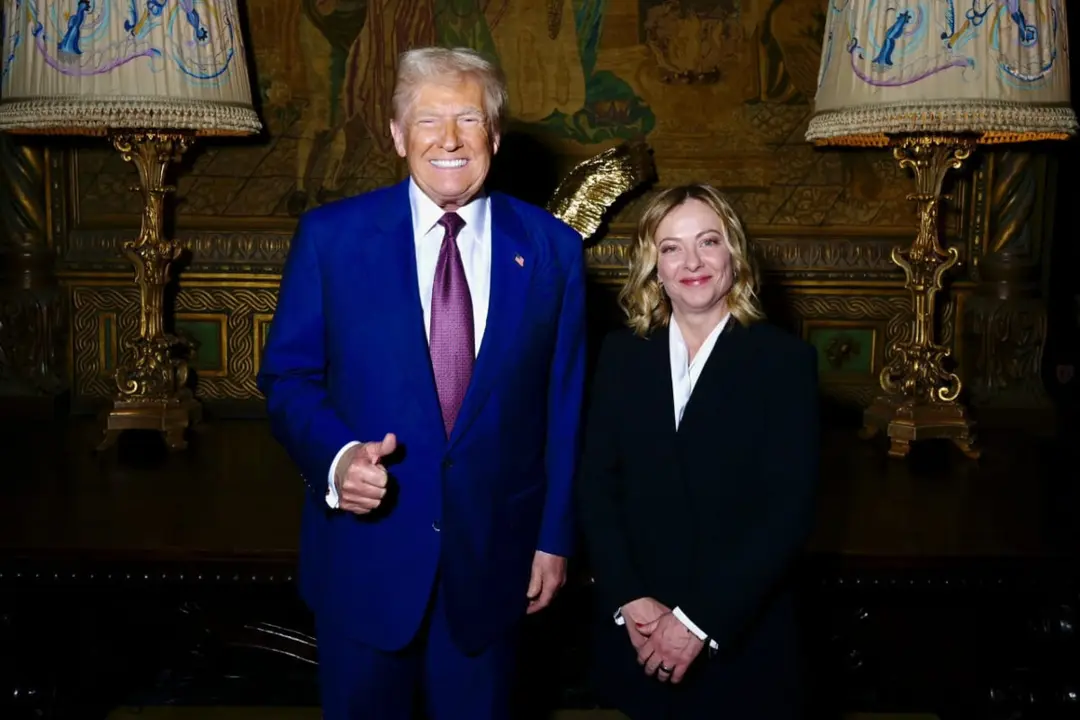 Donald Trump y Georgia Meloni. / @TeamTrump