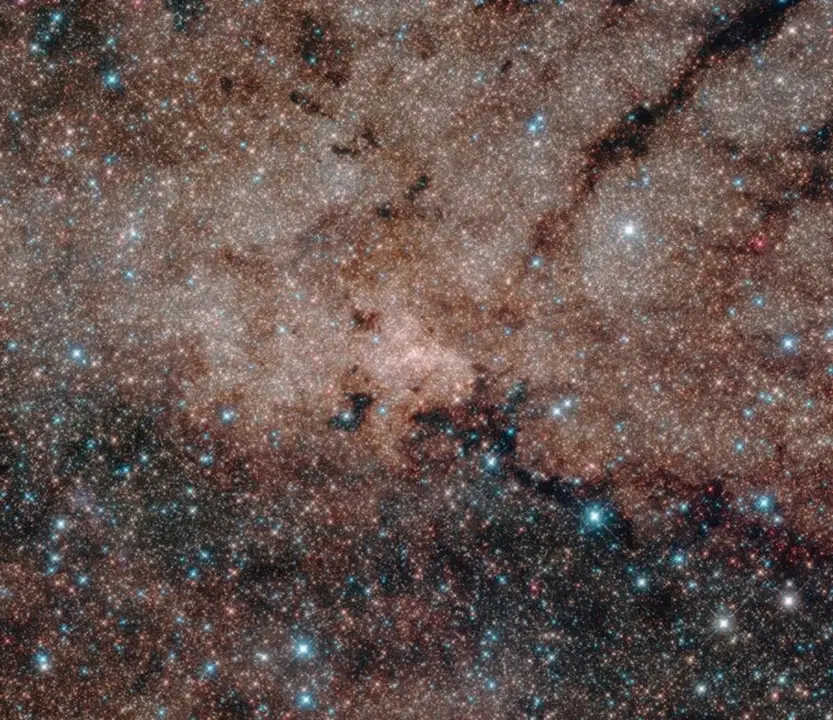 Imagen de una porci&oacute;n densa y rica en estrellas de nuestra galaxia, la V&iacute;a L&aacute;ctea, tomada por el Telescopio Espacial Hubble. / NASA - ESA - Hubble Heritage Team - Universidad de Washington
