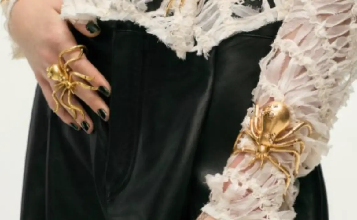 Accesorios con forma de ara&ntilde;a de Zara.