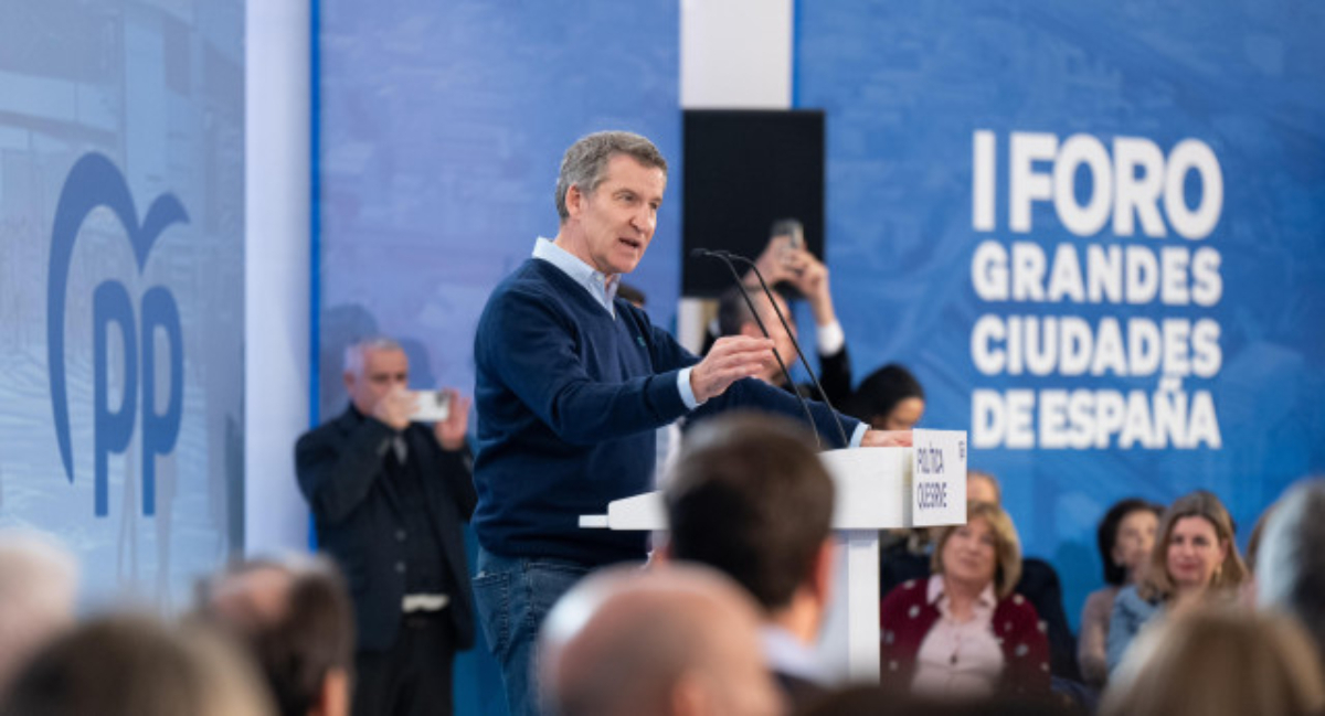 Alberto N&uacute;&ntilde;ez Feij&oacute;o, l&iacute;der del PP en el Foro de Grandes Ciudades. / Partido Popular