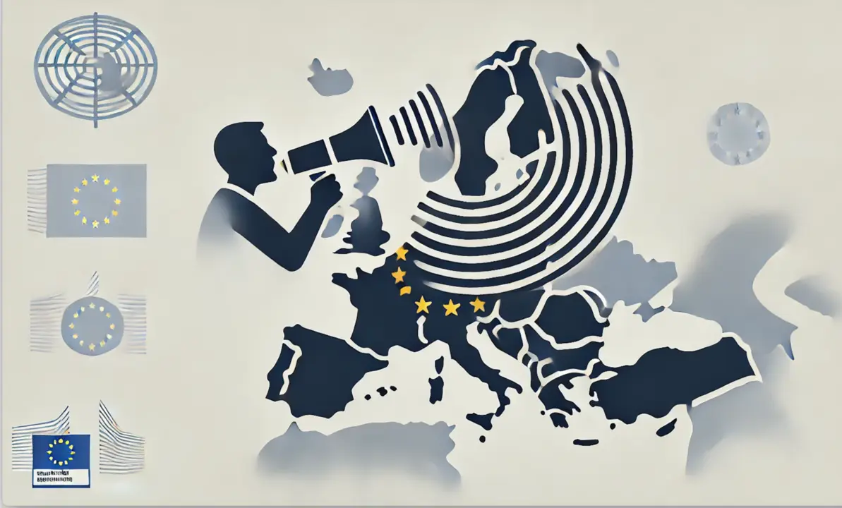 Una ilustraci&oacute;n sobre la libertad de expresión en Europa. / Mundiario