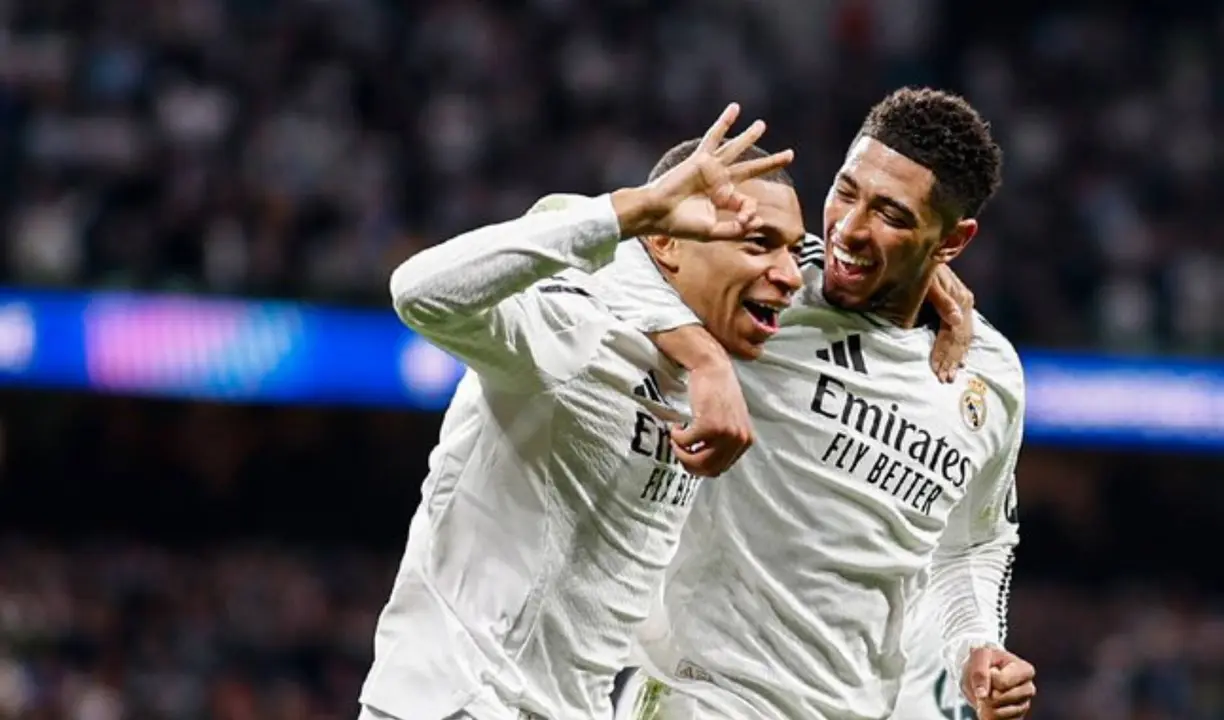 Mbapp&eacute; y Bellingham. /   @realmadriden