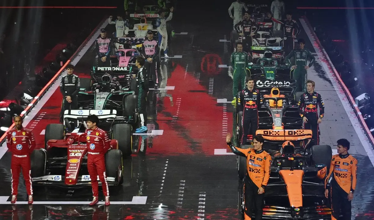 La presentaci&oacute;n conjunta de los equipos de la F1 de cara a la temporada 2025. /  @f1