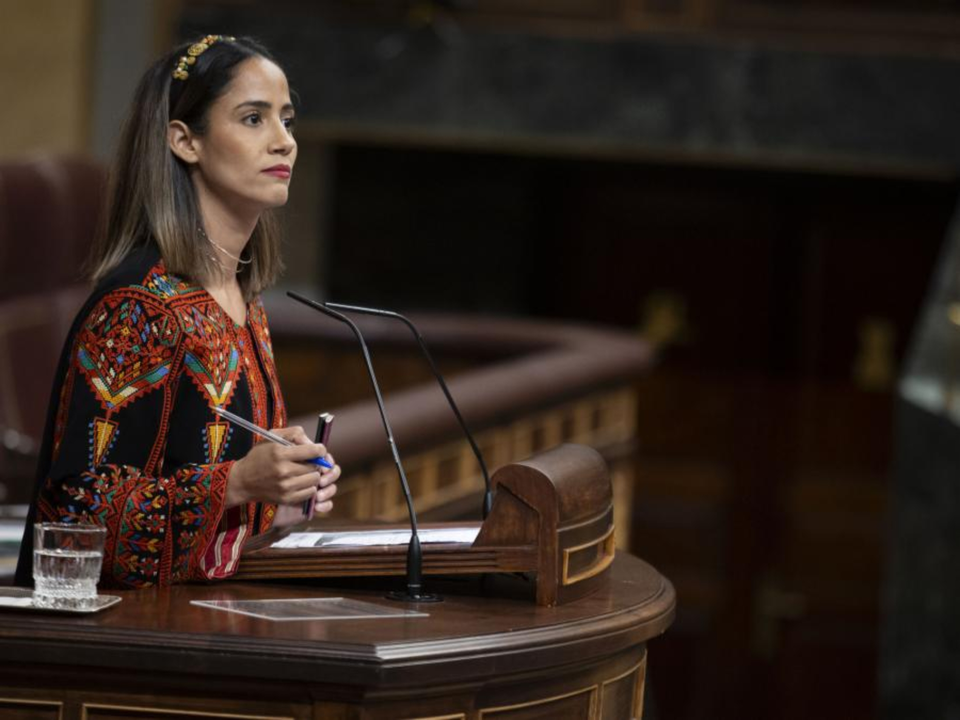 Tesh Sidi, diputada de origen saharaui de Sumar. / Congreso de los Diputados