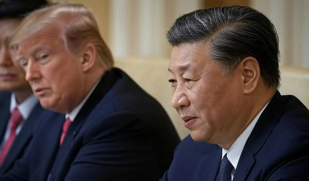 Donald Trump, presidente de EE UU; y Xi Jinping, presidente de China. / Mundiario.