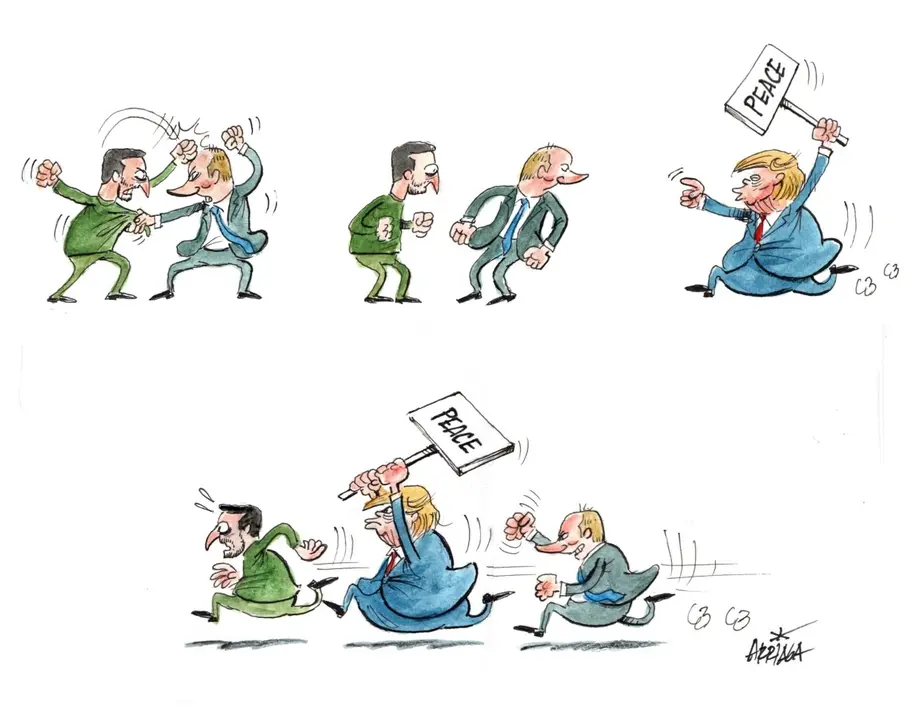Trump: El Facifista. / Manuel Arriaga.