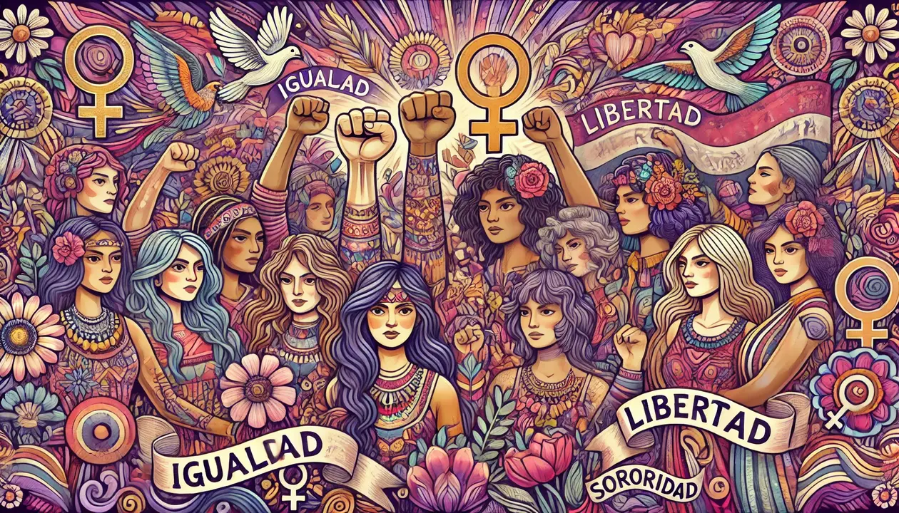 Ilustración sobre los valores universales del feminismo. / Mundiario