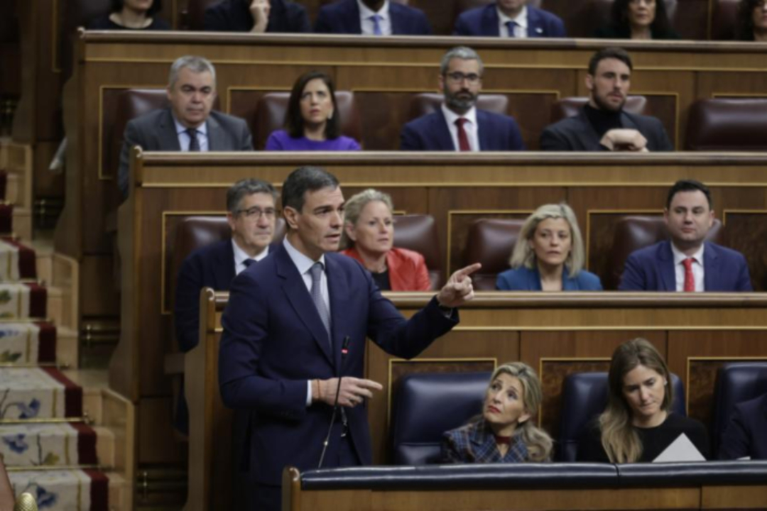Pedro S&aacute;nchez, presidente del Gobierno y el Grupo Socialista. / Congreso de los Diputados