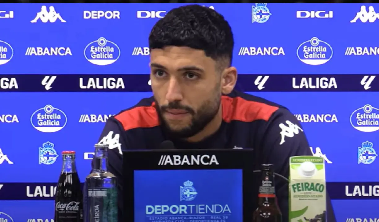 Zakaria Eddahchouri. /  YouTube: @rcdeportivo