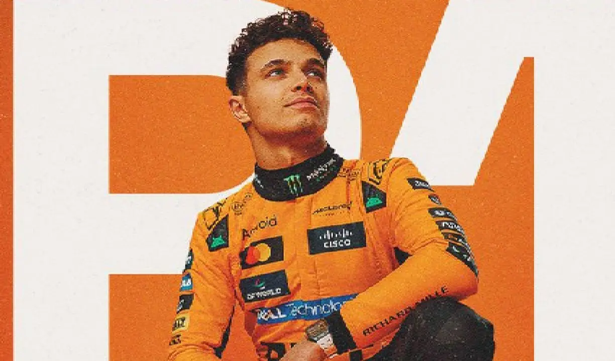 Lando Norris, piloto de McLaren. /  @mclarenf1