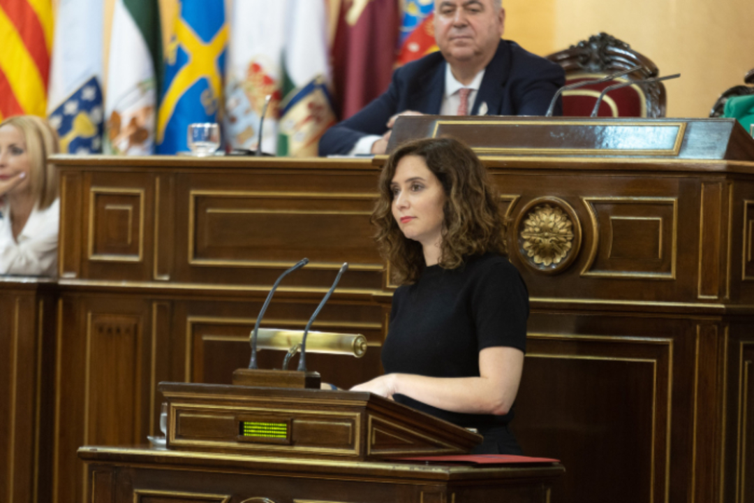 Isabel D&iacute;az Ayuso, presidenta de la Comunidad de Madrid en el Senado. / Senado