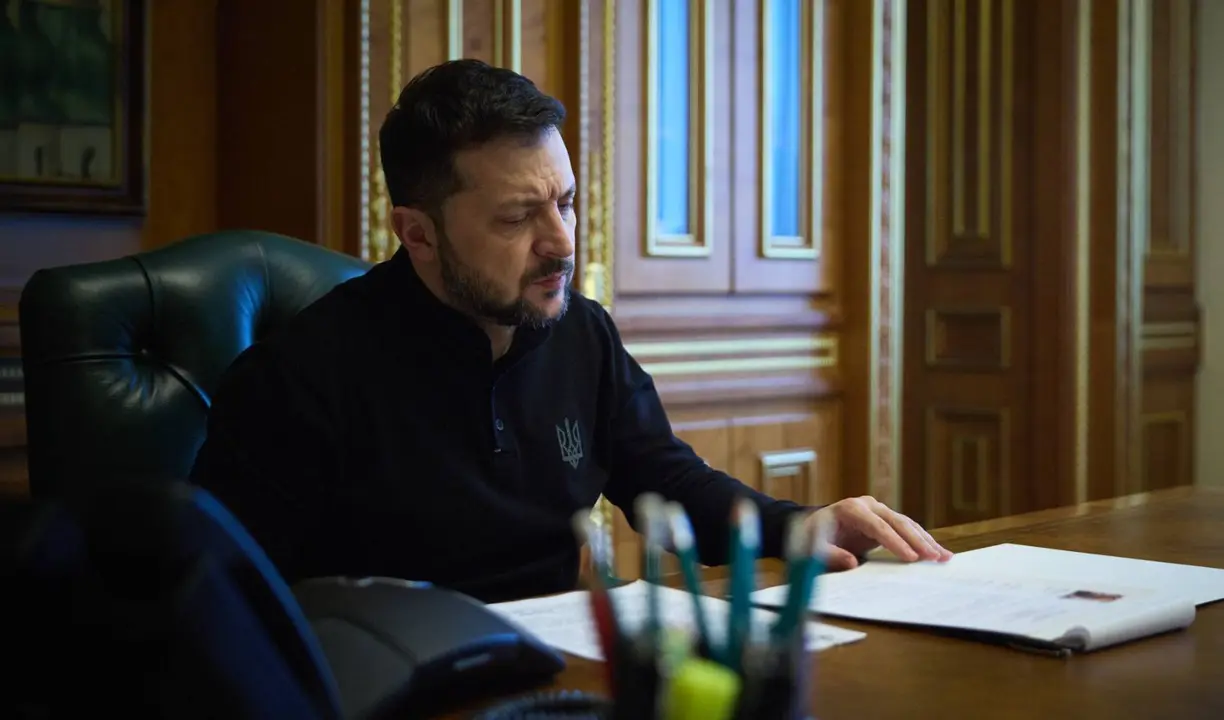 Volod&iacute;mir Zelenski, presidente de Ucrania. / @ZelenskyyUa.