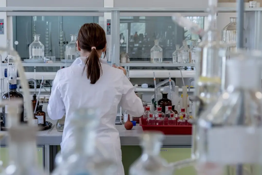 Una cient&iacute;fica trabaja en su laboratorio. / RR. SS.