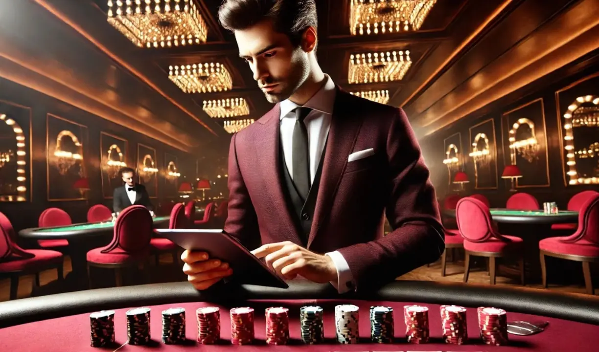 Ilustraci&oacute;n de un hombre en un casino. / Mundiario.