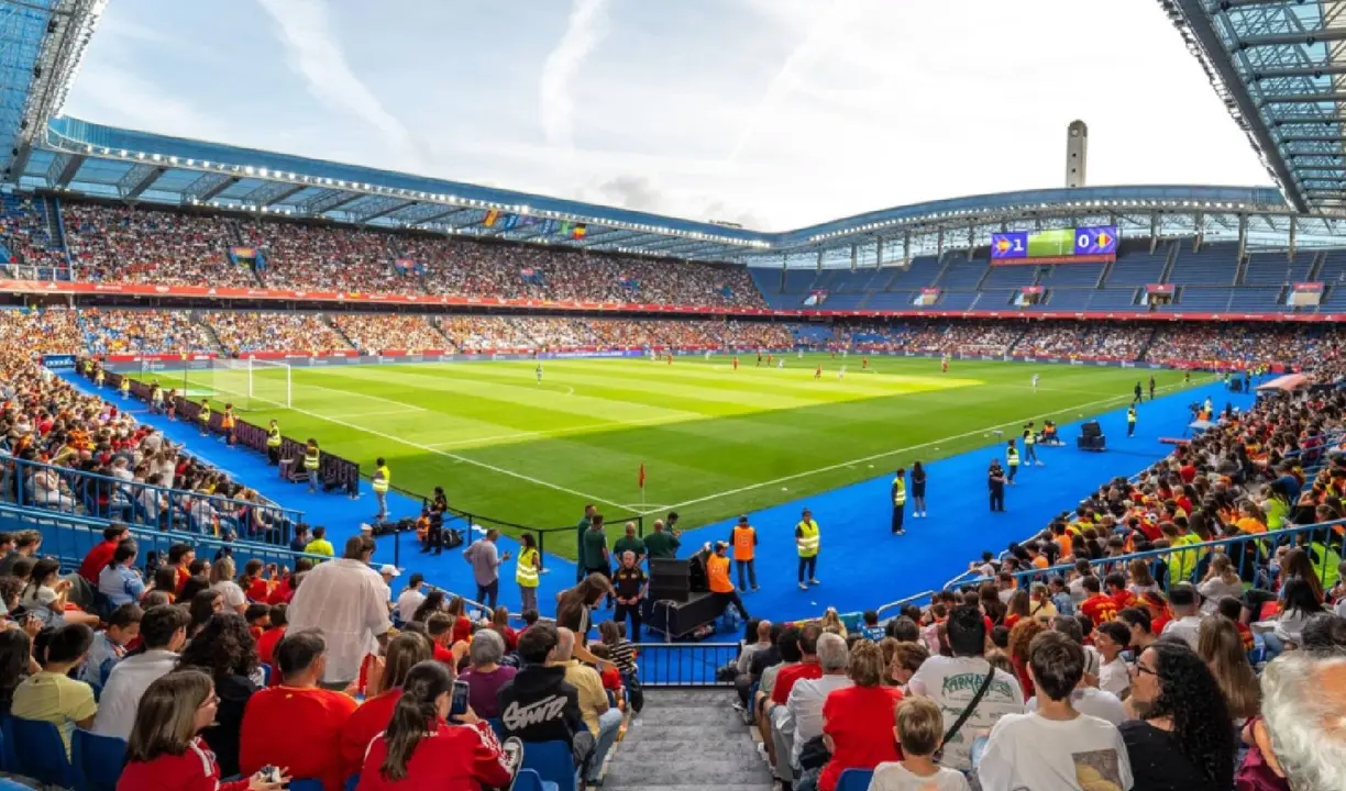 Vista del Estadio de Riazor. /  @rcdeportivo